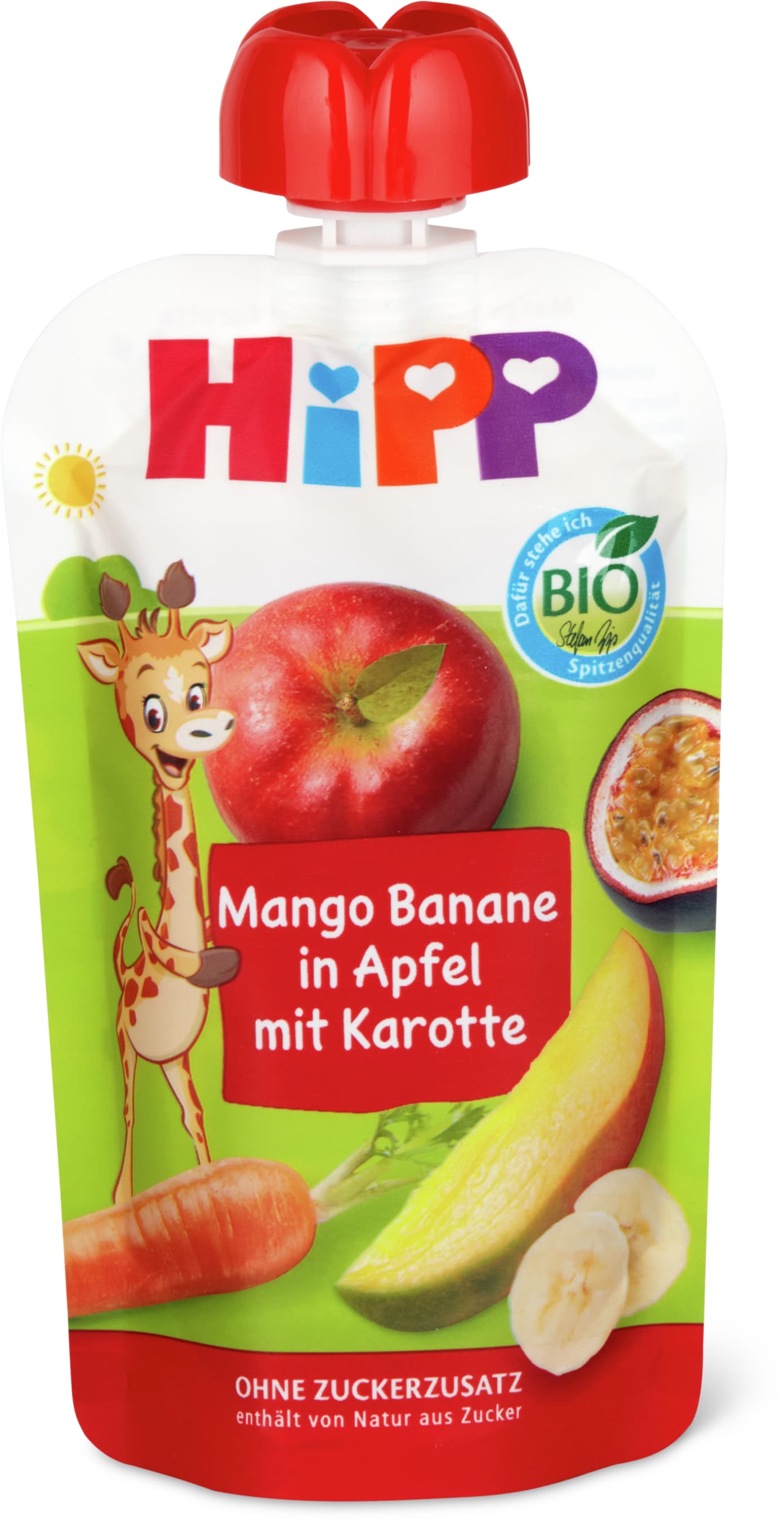 Hipp Bustina morbida mango e banana in mela 100g